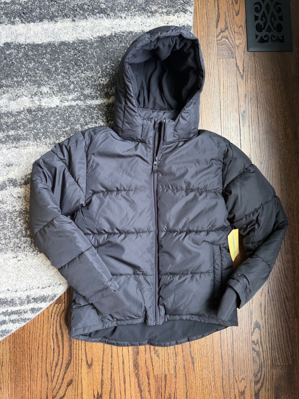 Thereabouts JC Penny New Black Puffer Winter Jacket